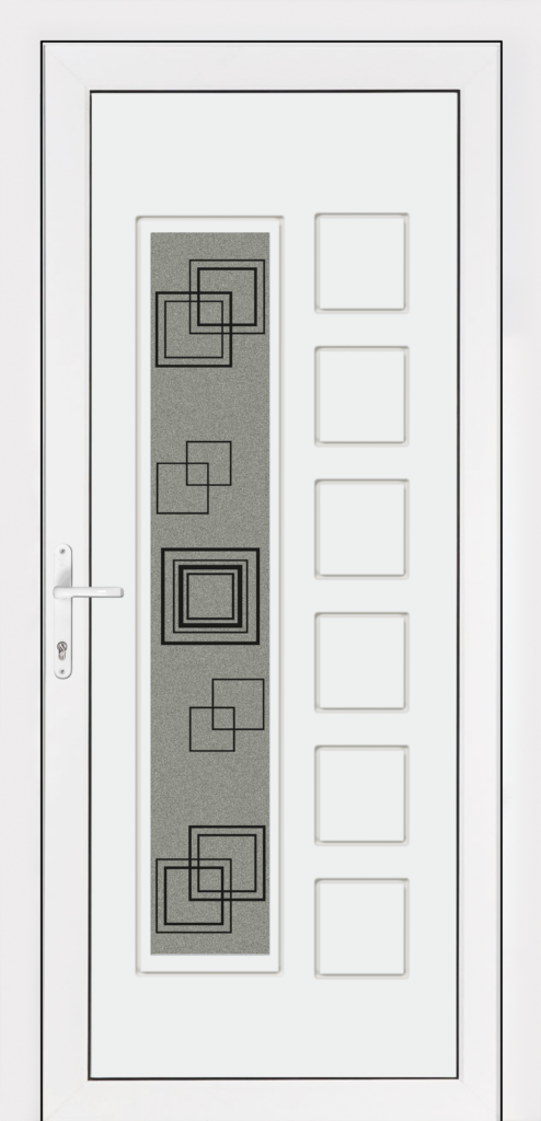 Porte-entrée-PVC-8011